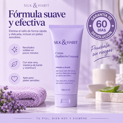 Silk&Habit™ — Crema Depilatoria